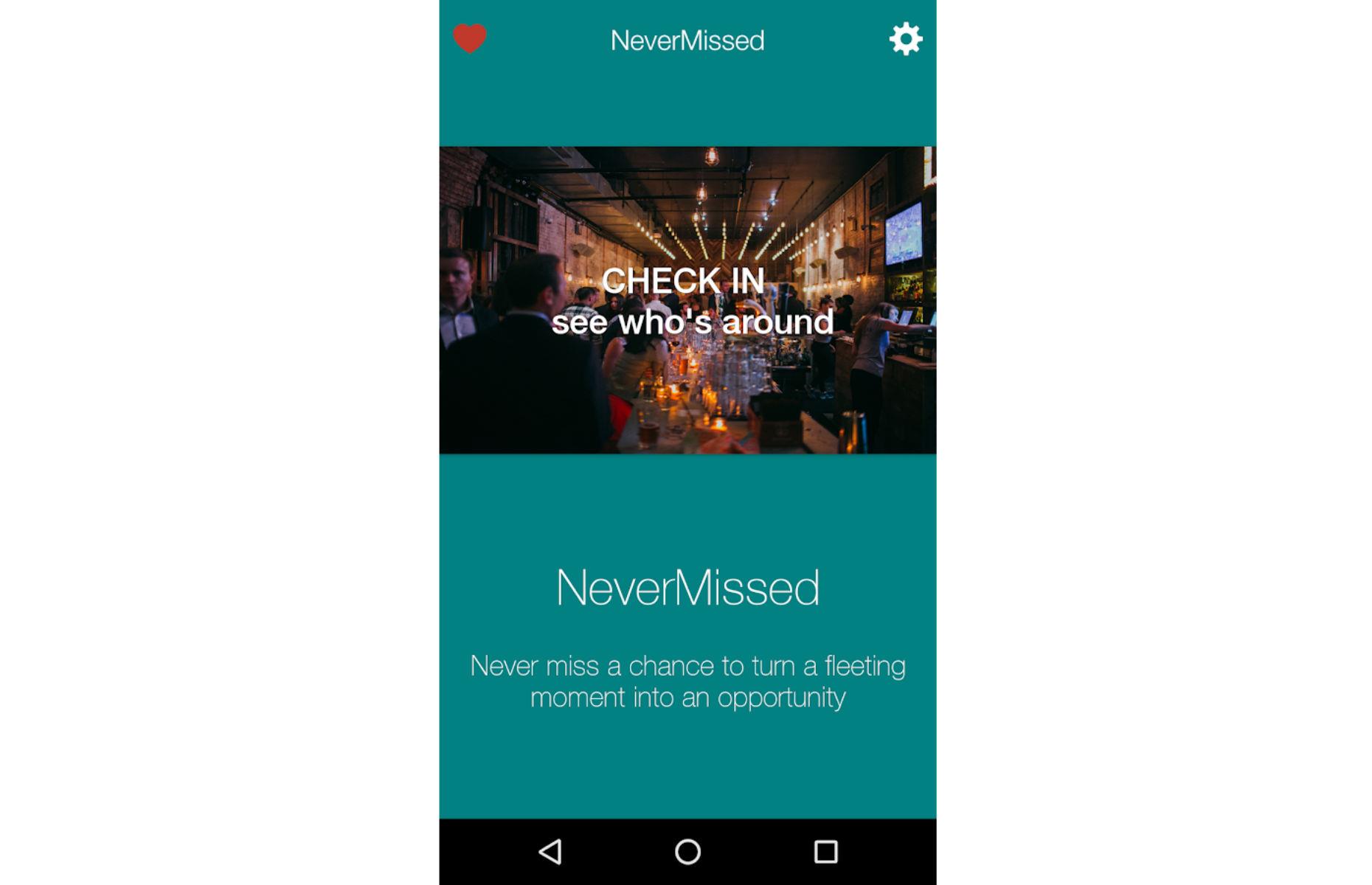 Wildcards: NeverMissed dating app launch party invite